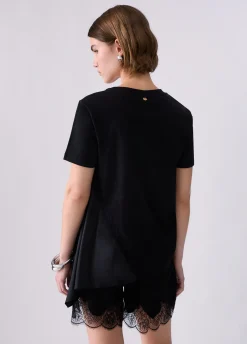T-shirt bimateriale