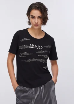 T-shirt con applicazioni