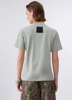 T-shirt con castoni gioiello