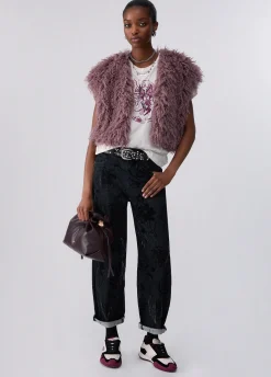 T-shirt con coniglio rock