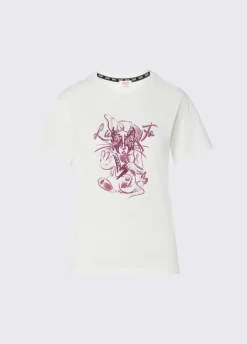 T-shirt con coniglio rock