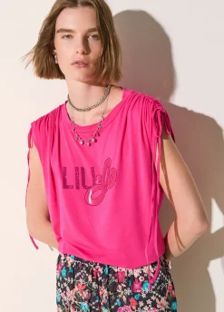 T-shirt con coulisse