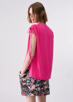 T-shirt con coulisse