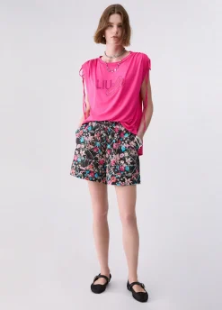T-shirt con coulisse