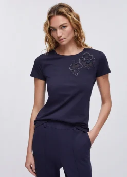 T-shirt con cut out
