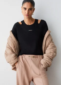 T-shirt con cut-out