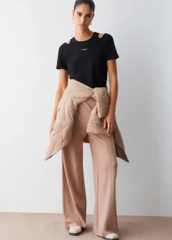 T-shirt con cut-out