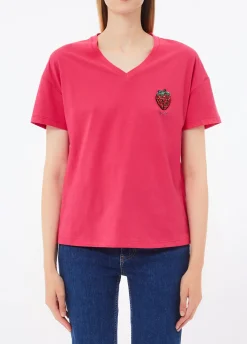 T-shirt con fragola