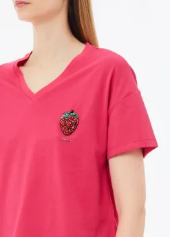 T-shirt con fragola