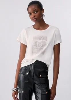 T-shirt con logo
