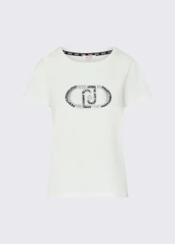 T-shirt con logo monogram