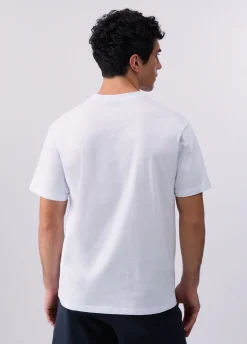 T-shirt con logo ricamato