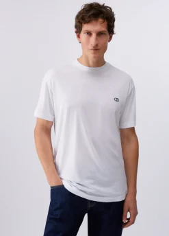 T-shirt con logo stampato