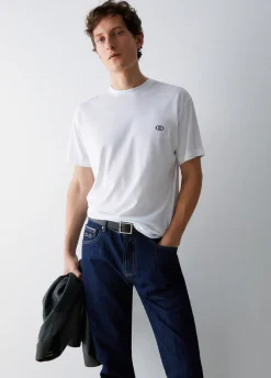 T-shirt con logo stampato