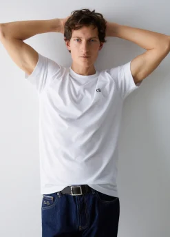 T-shirt con logo stampato