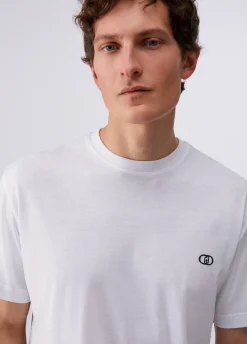 T-shirt con logo stampato