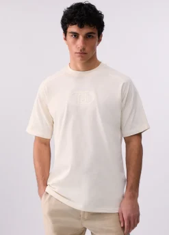 T-shirt con maxi logo