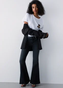 T-shirt con patch