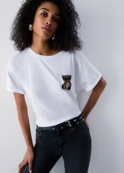 T-shirt con patch