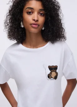 T-shirt con patch