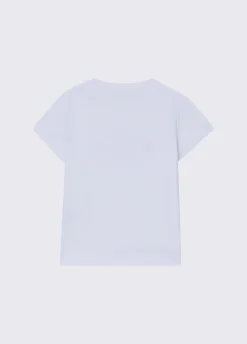 T-shirt con ricami gioiello