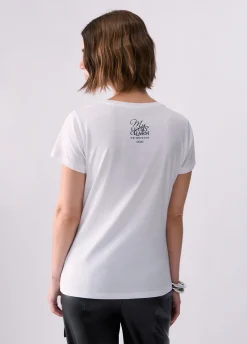 T-shirt con ricamo gioiello