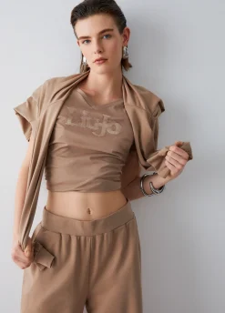 T-shirt con scollo a V