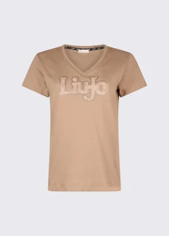 T-shirt con scollo a V