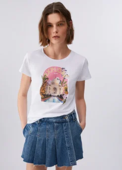 T-shirt con stampa