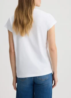 T-shirt con strass