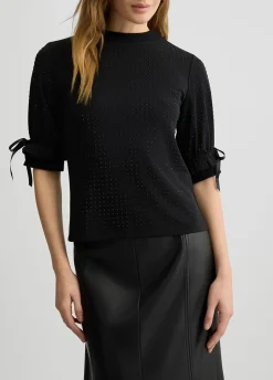 T-shirt con strass