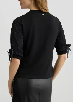 T-shirt con strass