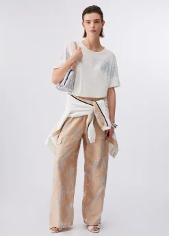 T-shirt con strass