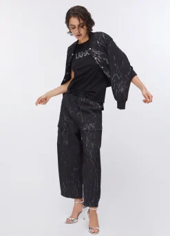 T-shirt con strass
