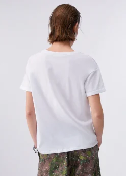 T-shirt con tasca gioiello