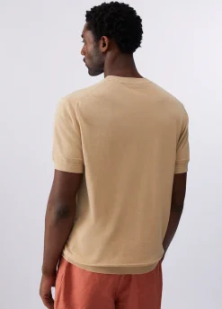 T-shirt in crêpe di cotone