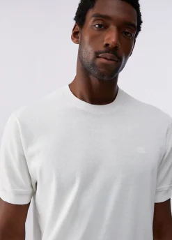 T-shirt in crêpe di cotone