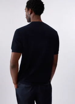 T-shirt in crêpe di cotone