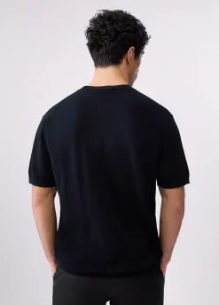 T-shirt in crêpe di cotone