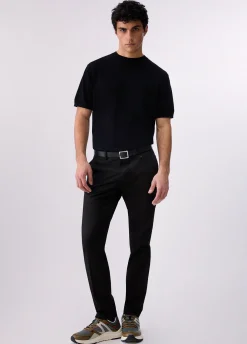 T-shirt in crêpe di cotone