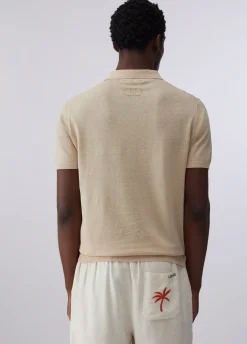 T-shirt in lino e cotone