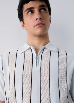 T-shirt in maglia a righe