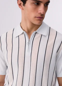 T-shirt in maglia a righe