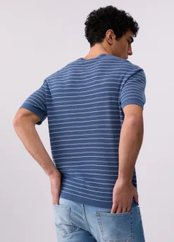 T-shirt in maglia a righe