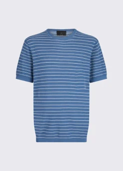T-shirt in maglia a righe