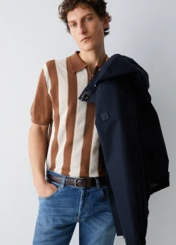 T-shirt in maglia a righe