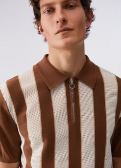 T-shirt in maglia a righe
