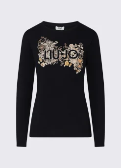 T-shirt skinny fit con logo