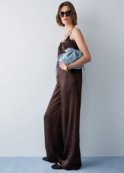 Tuta elegante in raso