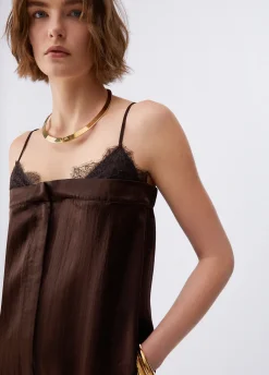 Tuta elegante in raso